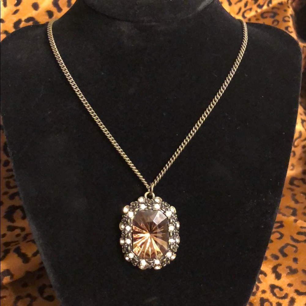26” Gem Necklace NWT, & 3” add chain lengthener.